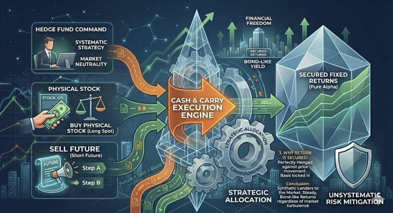 Hedge Fund Arbitrage Execution Engine Infographic