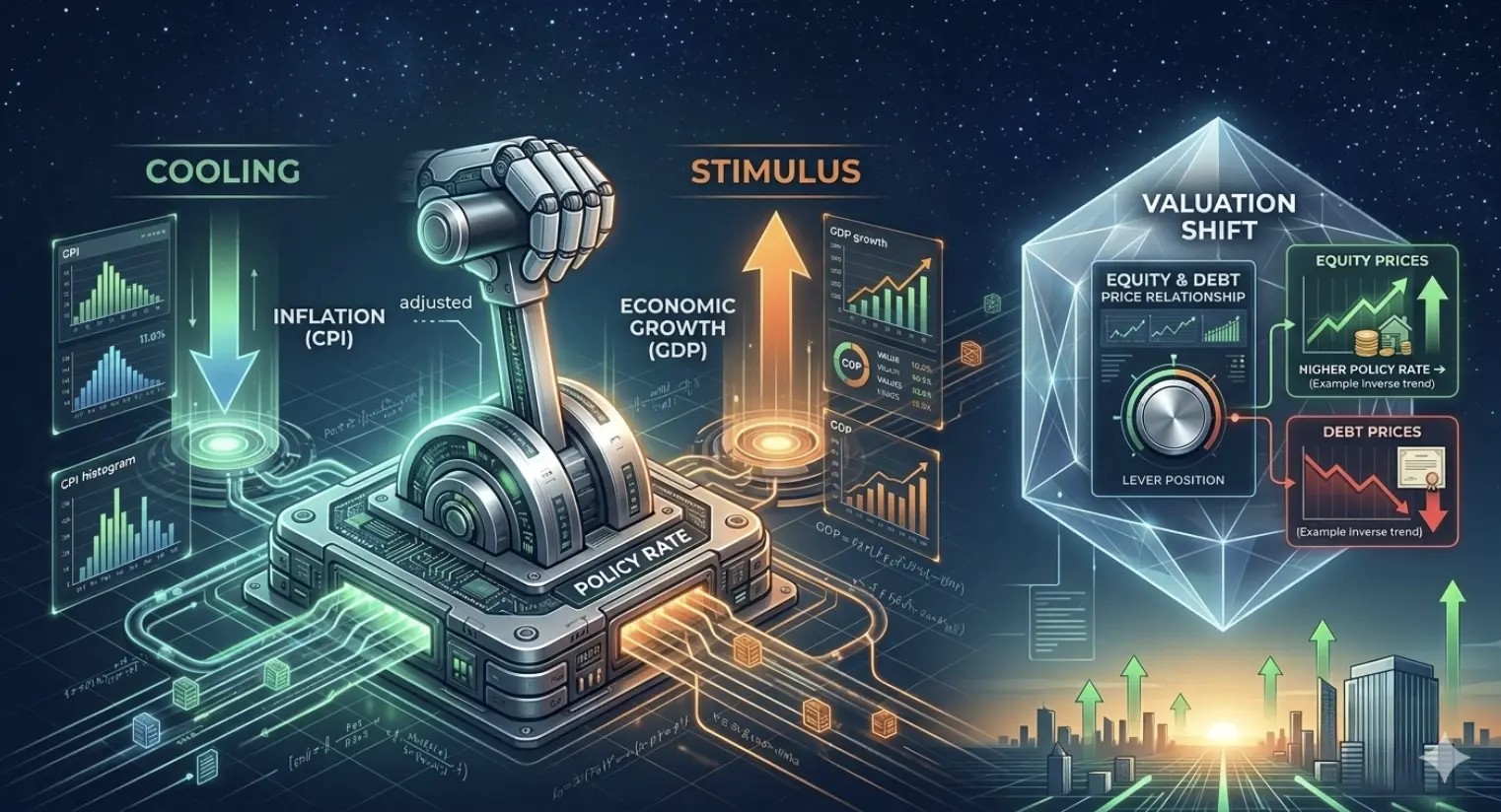 Interest Rates: The Economic Balancing Act Infographic